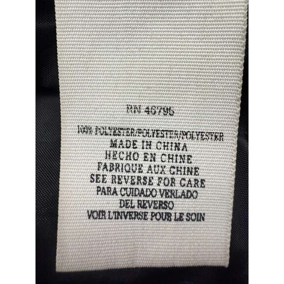 Timberland Parka Jacket Women M Black Fleece Lined Faux Fur Hooded Fleece Lined - Picture 8 of 9